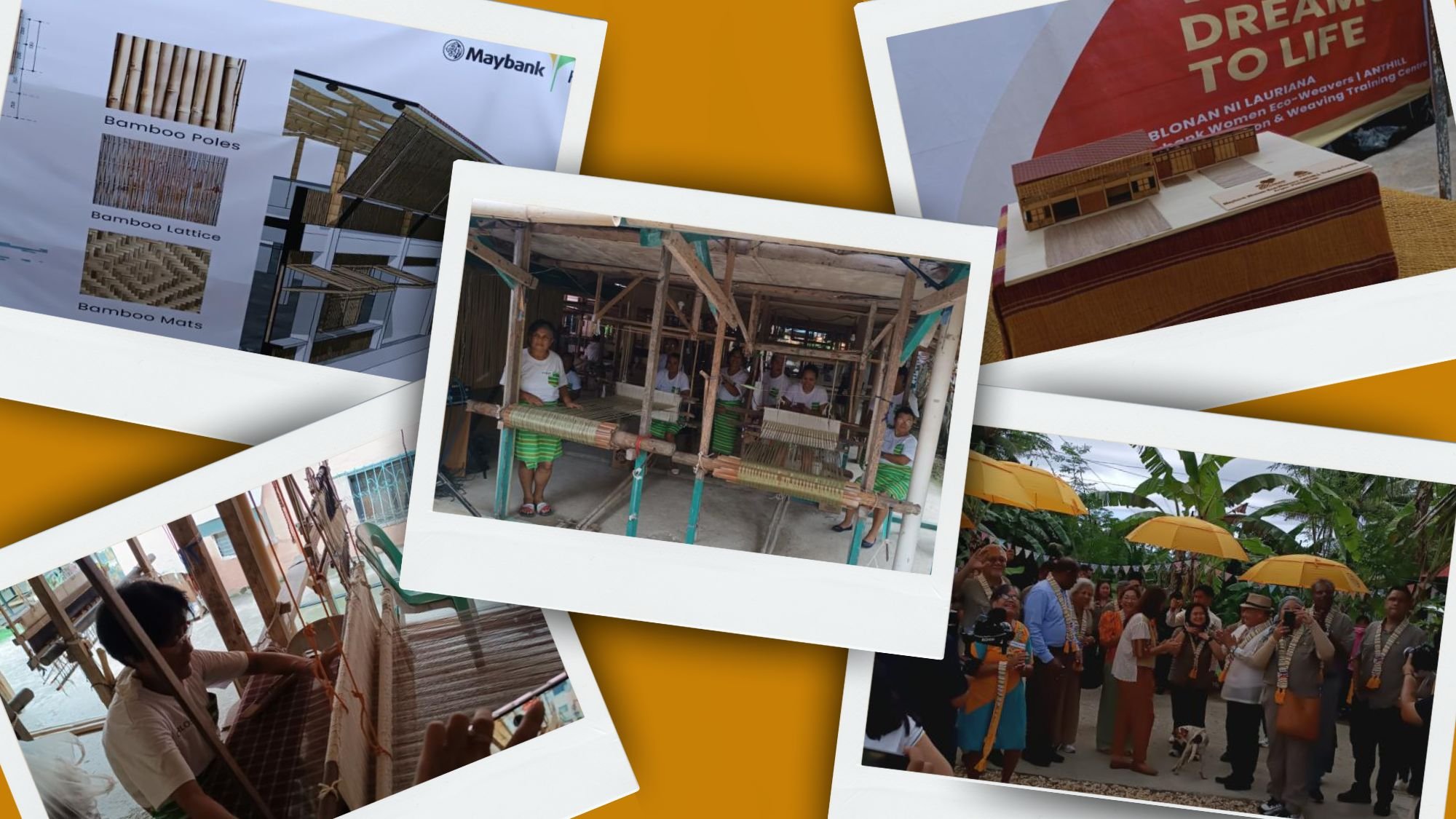 Cebu welcomes first Maybank Women Eco-Weavers training center