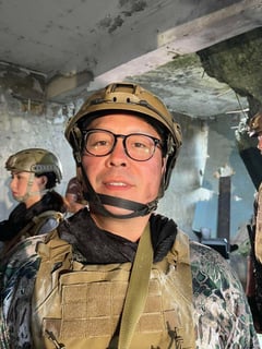 Baron Geisler plays a 'good guy' for the first time