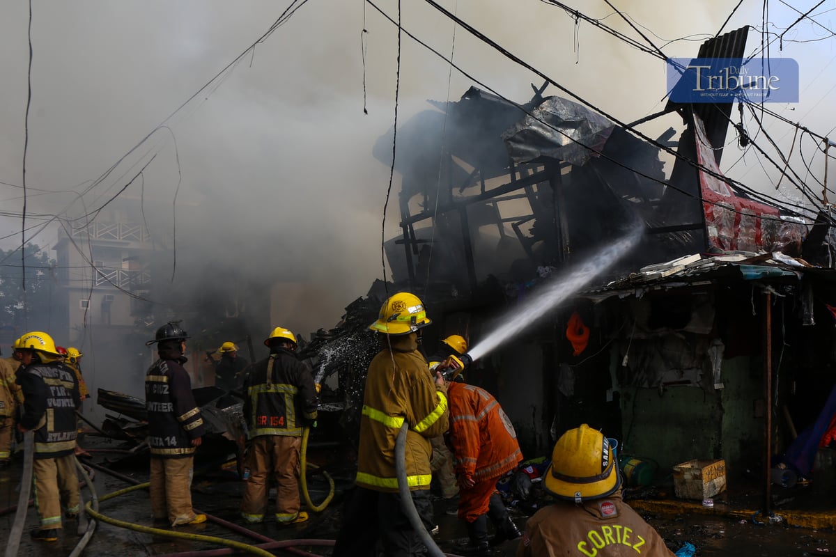 Fire guts homes in San Andres Bukid