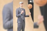 COOPER Flagg smiles after being taken by the Dallas Mavericks as the top overall pick in the NBA Draft on Thursday (Manila time) at the Barclays Center in New York.