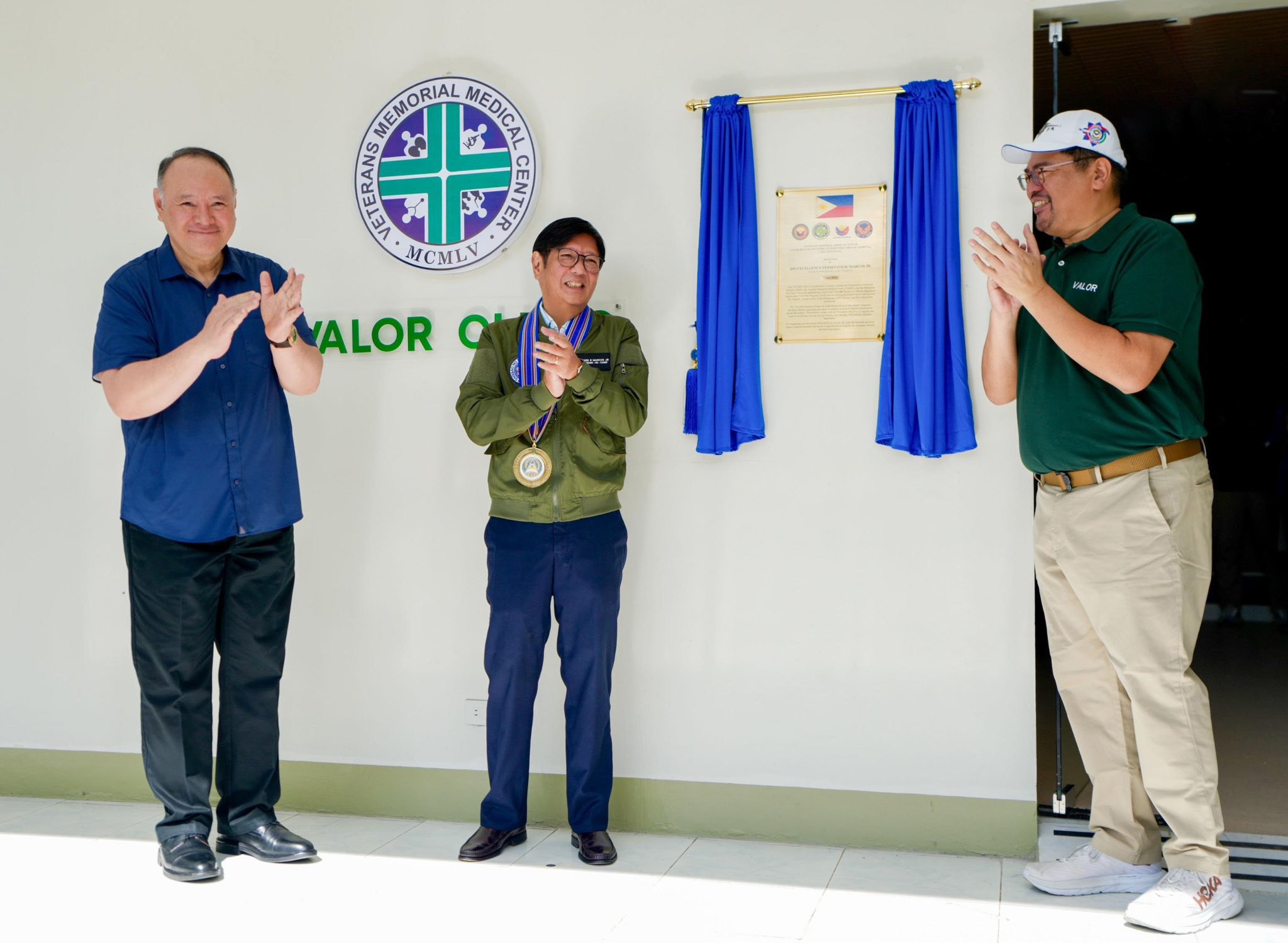 Bongbong Inaugurates New Veterans Clinic