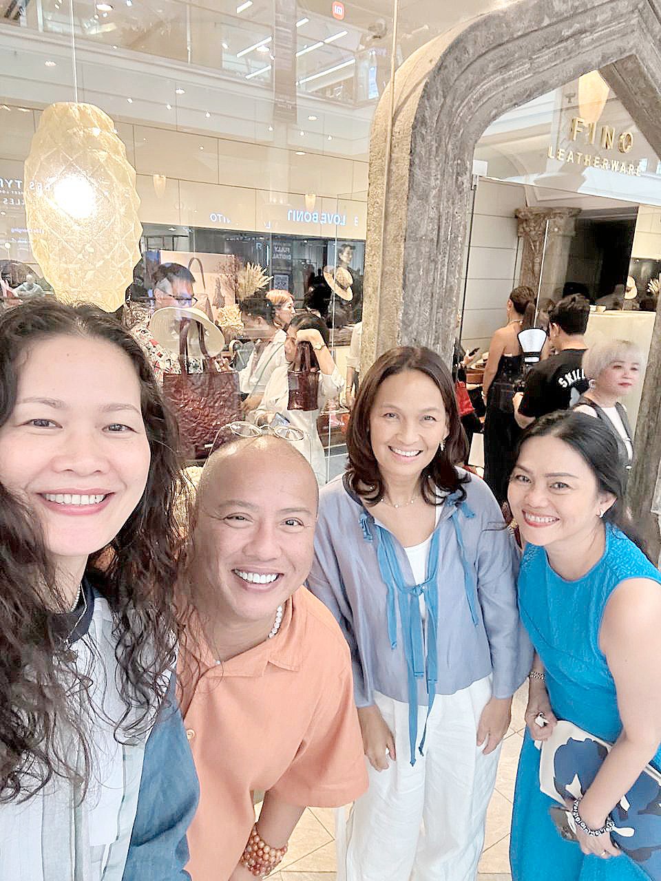 Jo Ann Bitagcol, DAILY TRIBUNE’s Luis Espiritu, Rose Ann Bautista and DAILY TRIBUNE’s Dinah Ventura.