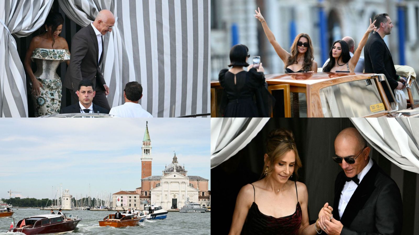 Venice watches as Bezos and Sanchez say I do