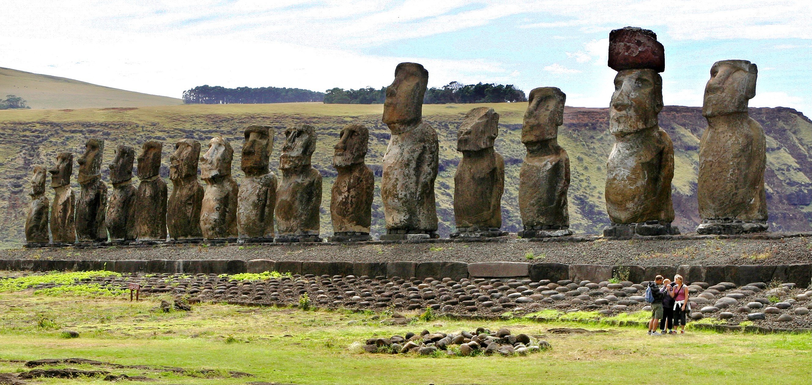 Over my head on Easter Island