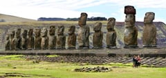 Over my head on Easter Island
