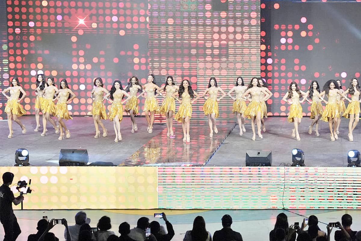 Strike a pose Contestants vying for the crown of Mutya ng Palawan 2025.
