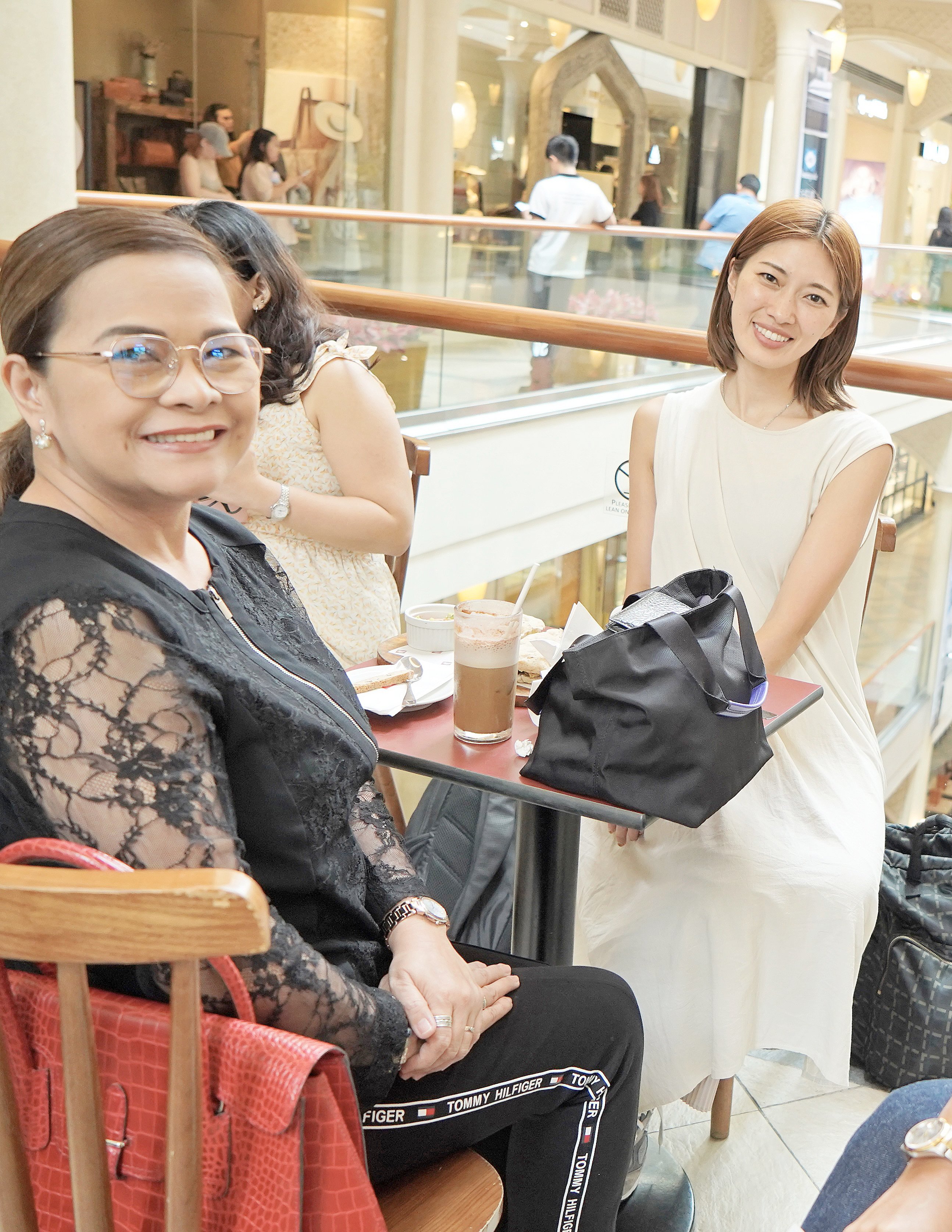 Elmie Cadungog, marketing manager,  Philippine Wacoal Corporation; and Kumiko Moriguchi, head of Supply Chain Gulliver Integrated Outsourcing Inc.