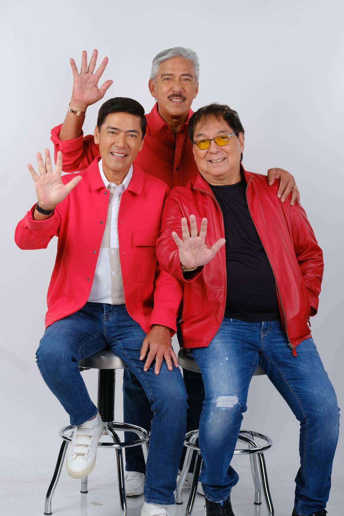 VIC Sotto, Tito Sotto and Joey de Leon.