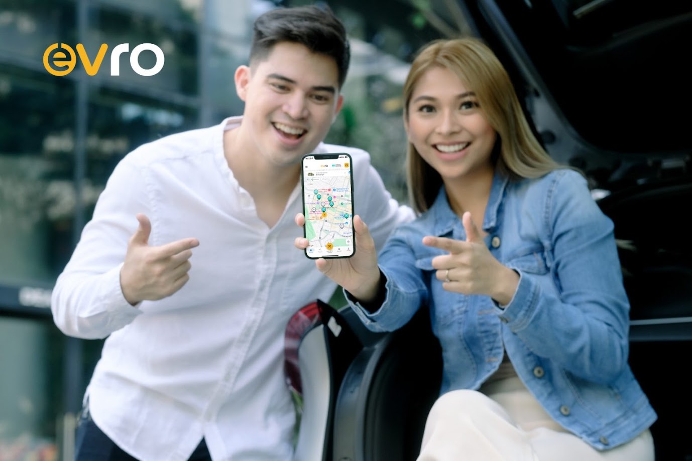 Evro adds EV charging map to its app