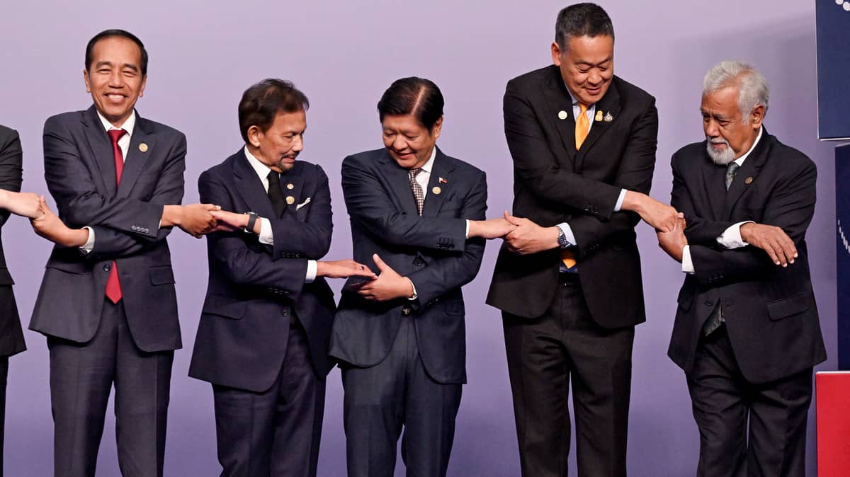 Marcos (center) during the 50th ASEAN-Australia Special Summit in Melbourne on 5 March 2024.