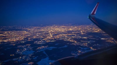 The night a plane fell from the sky