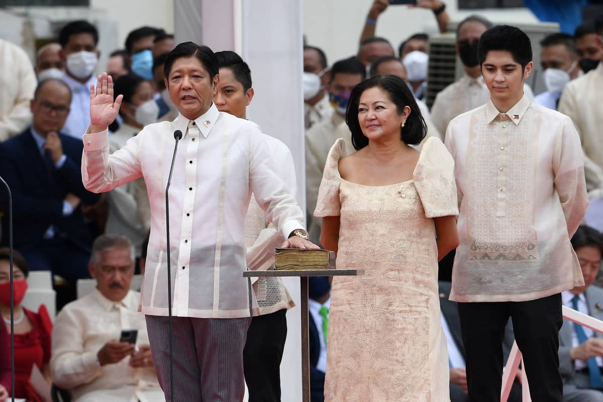 A new dawn, on his terms President Ferdinand Marcos Jr., seen here with First Lady Liza Araneta-Marcos on inauguration day, shifts gears in his term’s second act — shedding Cabinet deadweight in pursuit of his vision for a Bagong Pilipinas.