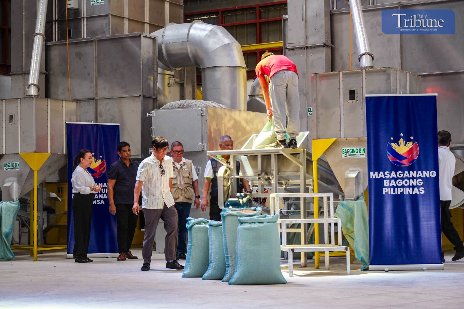 PRESIDENT Ferdinand R. Marcos Jr. leads the inauguration of the Rice Processing System (RPS) II Facility and the turnover of farm machinery in the Science City of Muñoz, Nueva Ecija, on June 30, 2025. This is part of efforts to modernize agriculture and uplift the lives of Filipino farmers. The state-of-the-art facility, developed by PHilMech through the RCEF Mechanization Program, is designed to enhance rice productivity and competitiveness by providing access to advanced postharvest technologies. With a processing capacity of 2–3 tons per hour, the RPS II features cutting-edge equipment including rice mills, dryers, and automated packing systems. Serving about 6,000 farmers across 9,200 hectares, the facility is expected to significantly improve efficiency and income in one of the country’s major rice-producing areas. Additionally, 17 farmers' cooperatives received new farm machinery, including tractors and rice combine harvesters, to further support mechanized farming.