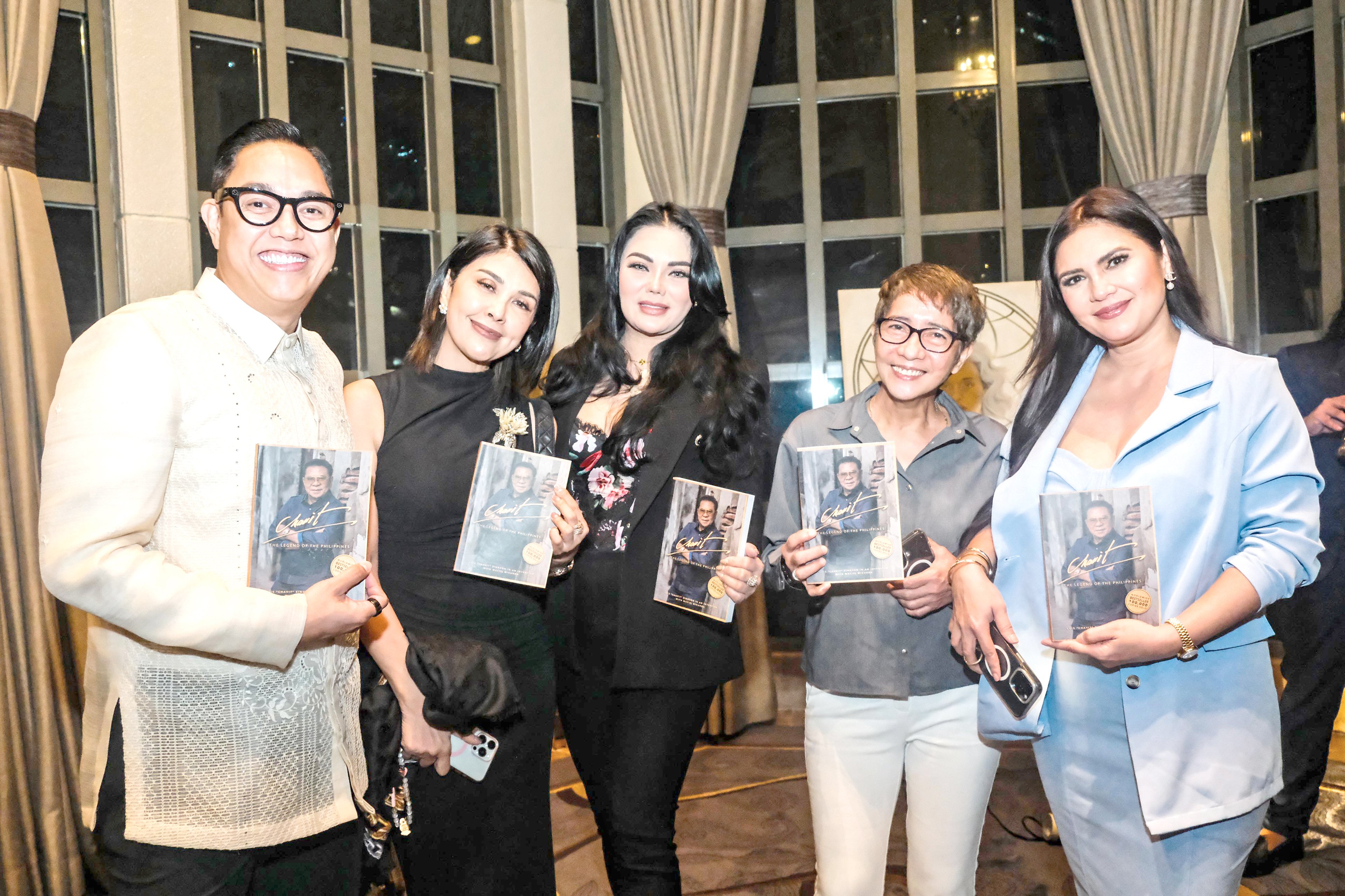 A toast to Chavit's words and wisdom — celebrating the launch of a much-anticipated book.