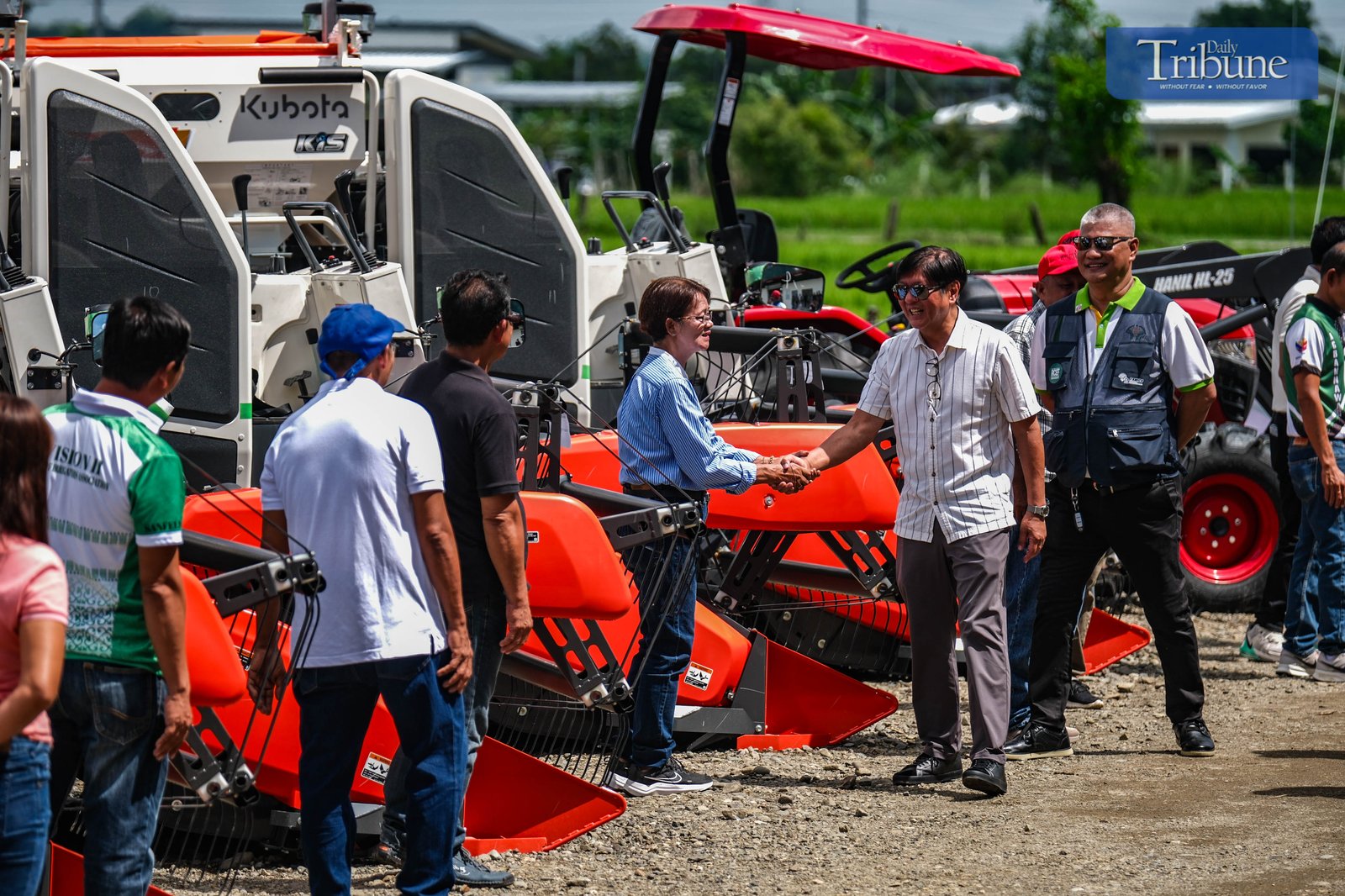 PRESIDENT Ferdinand R. Marcos Jr. leads the inauguration of the Rice Processing System (RPS) II Facility and the turnover of farm machinery in the Science City of Muñoz, Nueva Ecija, on June 30, 2025. This is part of efforts to modernize agriculture and uplift the lives of Filipino farmers. The state-of-the-art facility, developed by PHilMech through the RCEF Mechanization Program, is designed to enhance rice productivity and competitiveness by providing access to advanced postharvest technologies. With a processing capacity of 2–3 tons per hour, the RPS II features cutting-edge equipment including rice mills, dryers, and automated packing systems. Serving about 6,000 farmers across 9,200 hectares, the facility is expected to significantly improve efficiency and income in one of the country’s major rice-producing areas. Additionally, 17 farmers' cooperatives received new farm machinery, including tractors and rice combine harvesters, to further support mechanized farming.