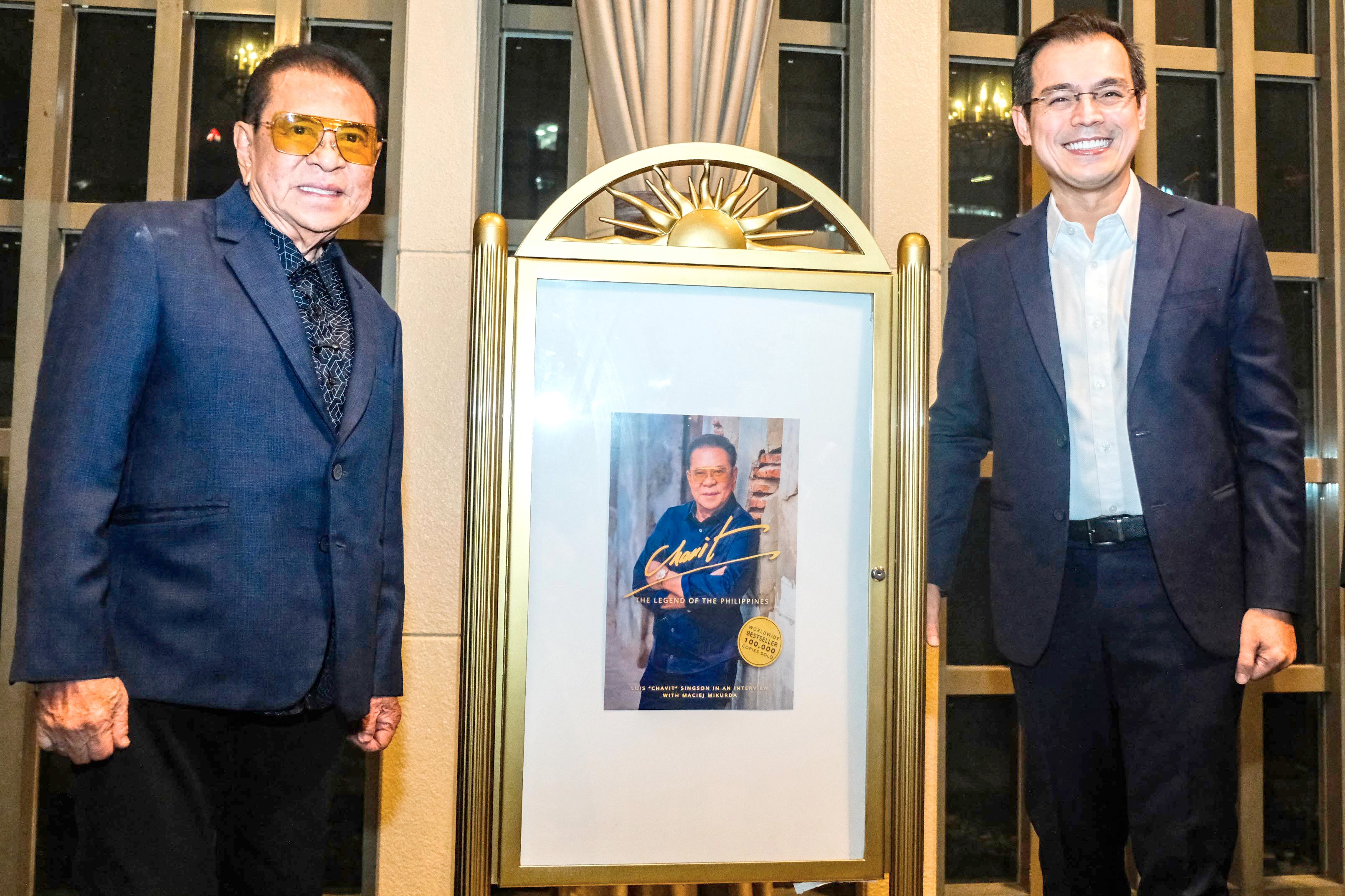 CHAVIT Singson and newly elected Manila City Mayor Isko Moreno.
