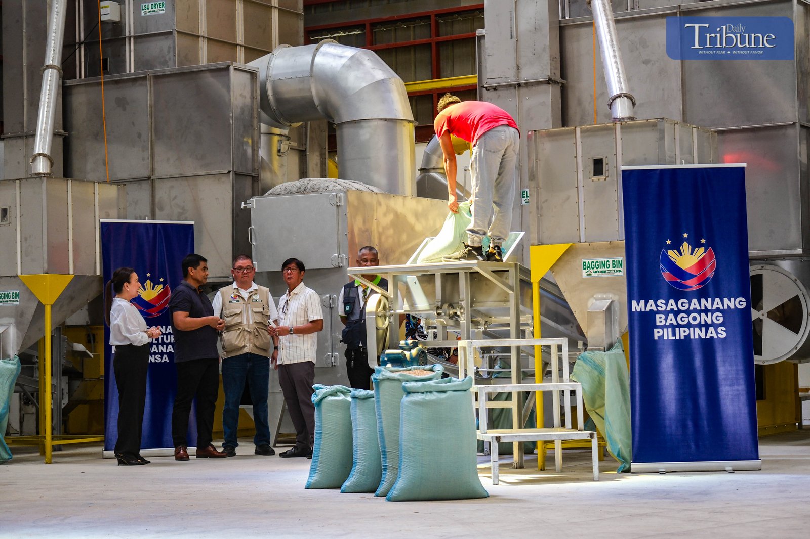 PRESIDENT Ferdinand R. Marcos Jr. leads the inauguration of the Rice Processing System (RPS) II Facility and the turnover of farm machinery in the Science City of Muñoz, Nueva Ecija, on June 30, 2025. This is part of efforts to modernize agriculture and uplift the lives of Filipino farmers. The state-of-the-art facility, developed by PHilMech through the RCEF Mechanization Program, is designed to enhance rice productivity and competitiveness by providing access to advanced postharvest technologies. With a processing capacity of 2–3 tons per hour, the RPS II features cutting-edge equipment including rice mills, dryers, and automated packing systems. Serving about 6,000 farmers across 9,200 hectares, the facility is expected to significantly improve efficiency and income in one of the country’s major rice-producing areas. Additionally, 17 farmers' cooperatives received new farm machinery, including tractors and rice combine harvesters, to further support mechanized farming.