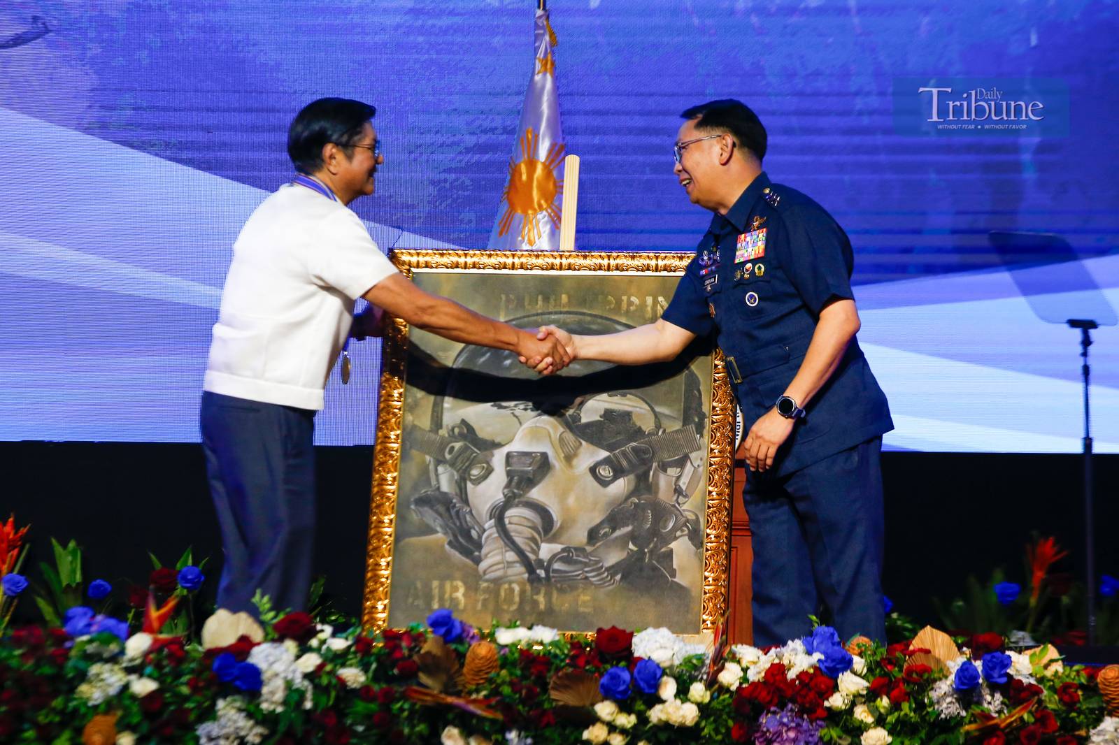 President Ferdinand Marcos Jr. leads the celebration of the 78th founding anniversary of the Philippine Air Force (PAF) at the PAF Multi-Purpose Gymnasium in Colonel Jesus Villamor Air Base, Pasay City, on 01 July 2025.