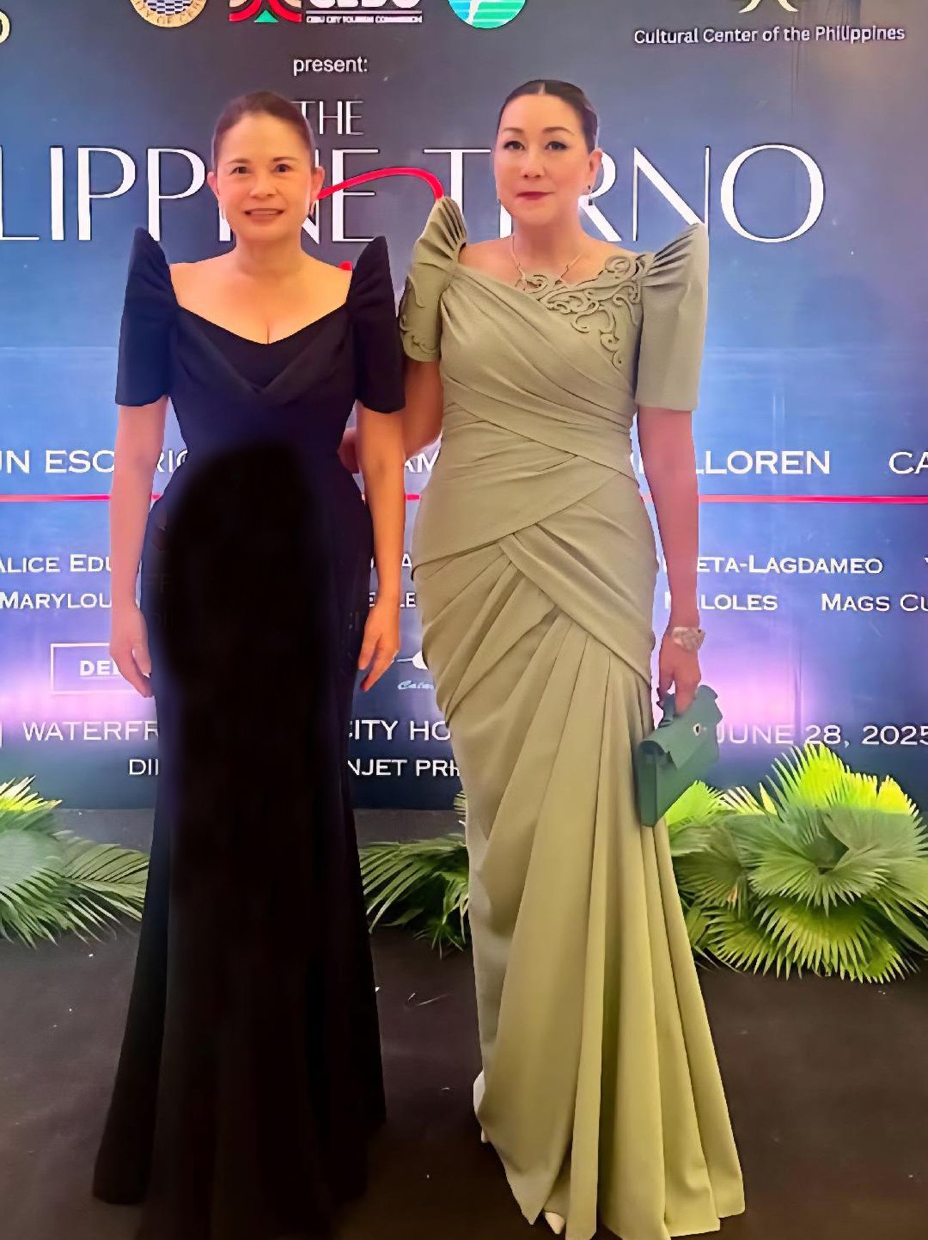 Representative Rachel del Mar and Frances Siao, both in Cary Santiago.