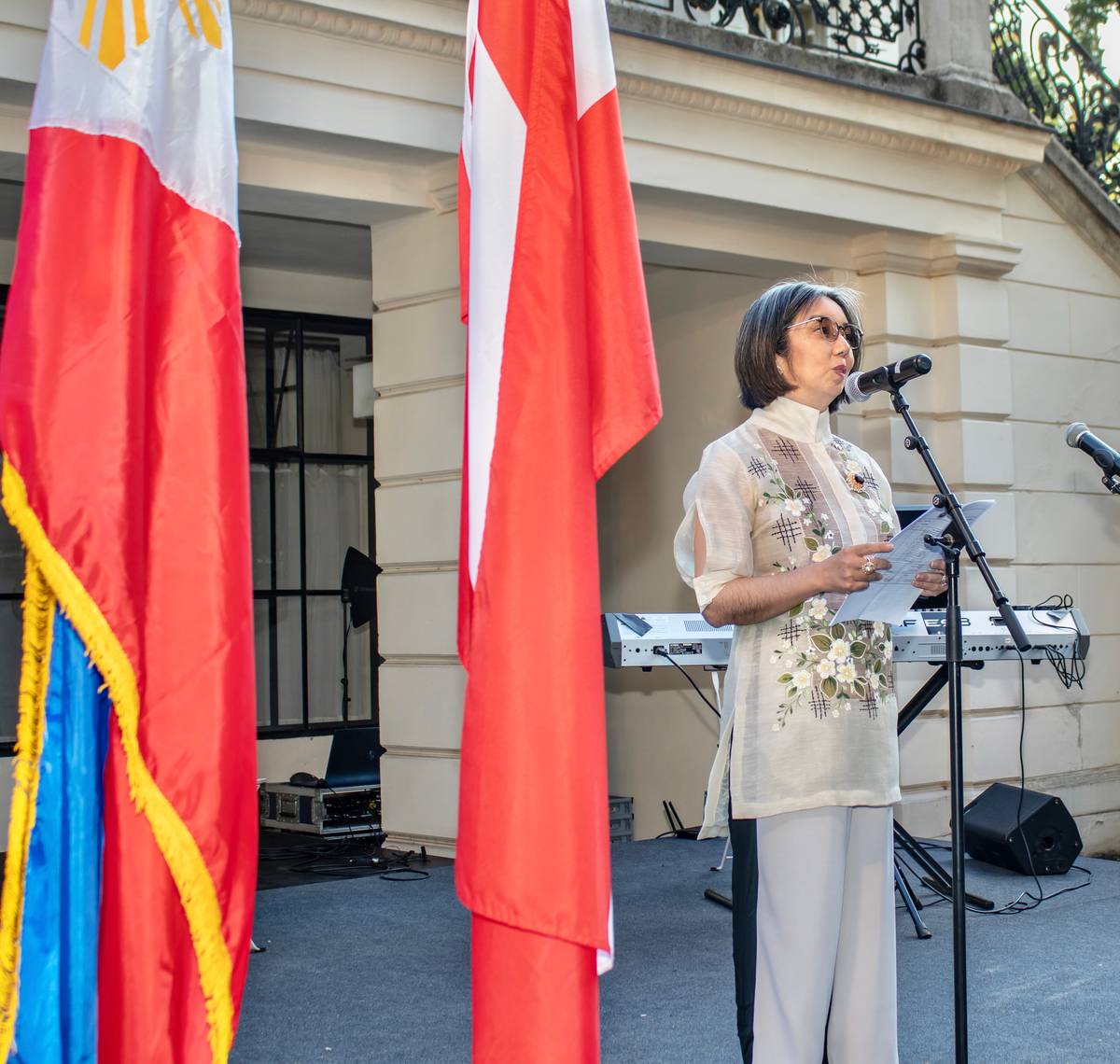 Ambassador to Austria H.E. Evangelina A. Bernas.