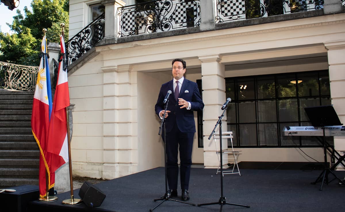 Austria’s Chief of Protocol Amb. Maximilian Hennig.
