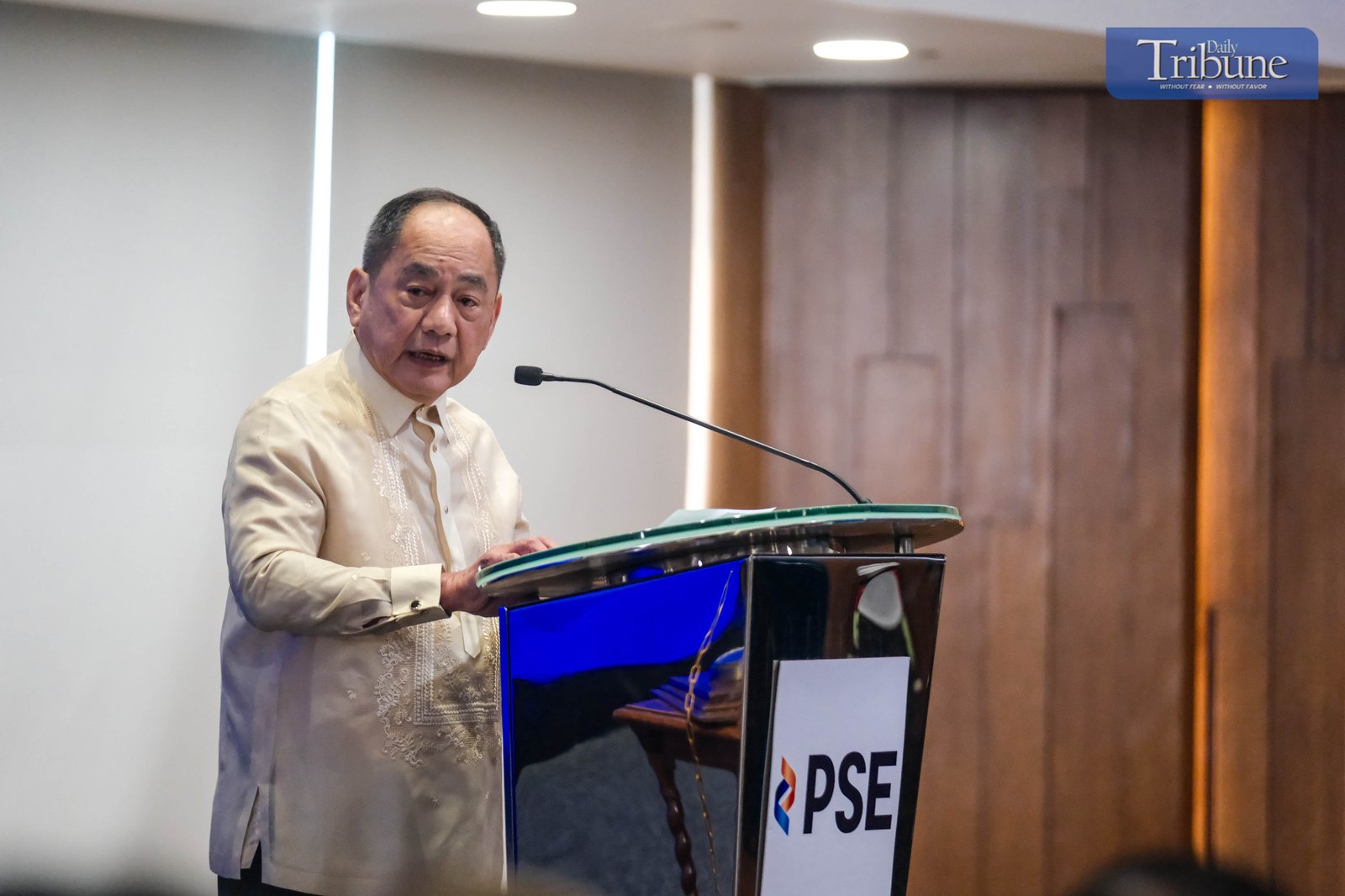 PRESIDENT Ferdinand R. Marcos Jr. leads the bell-ringing ceremony at the Philippine Stock Exchange in Taguig City on July 1, 2025, marking the implementation of the Capital Markets Efficiency Promotion Act (CMEPA). This landmark law slashes the stock transaction tax from 0.6% to 0.1%, significantly boosting the competitiveness of the Philippine market within the ASEAN region. The President was joined by key figures including Sen. Sherwin Gatchalian, OSAPIEA Sec. Frederick D. Go, Finance Sec. Ralph Recto, PSE Chairman Jose T. Pardo,  PSE President and CEO Ramon S. Monzon, Ma. Vivian Yuchengco, Retired Chief Justice Teresita Leonardo-De Castro, Atty. Marilyn Victorio-Aquino, and business tycoons Hans Sy, Tessie Sy Coson, Ramon Ang, among others.