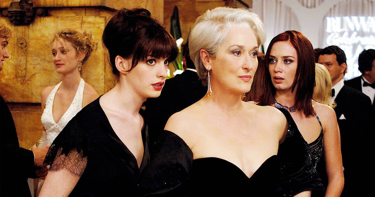 Anne Hathaway, Meryl Streep and Emily Blunt in 'The Devil Wears Prada.'