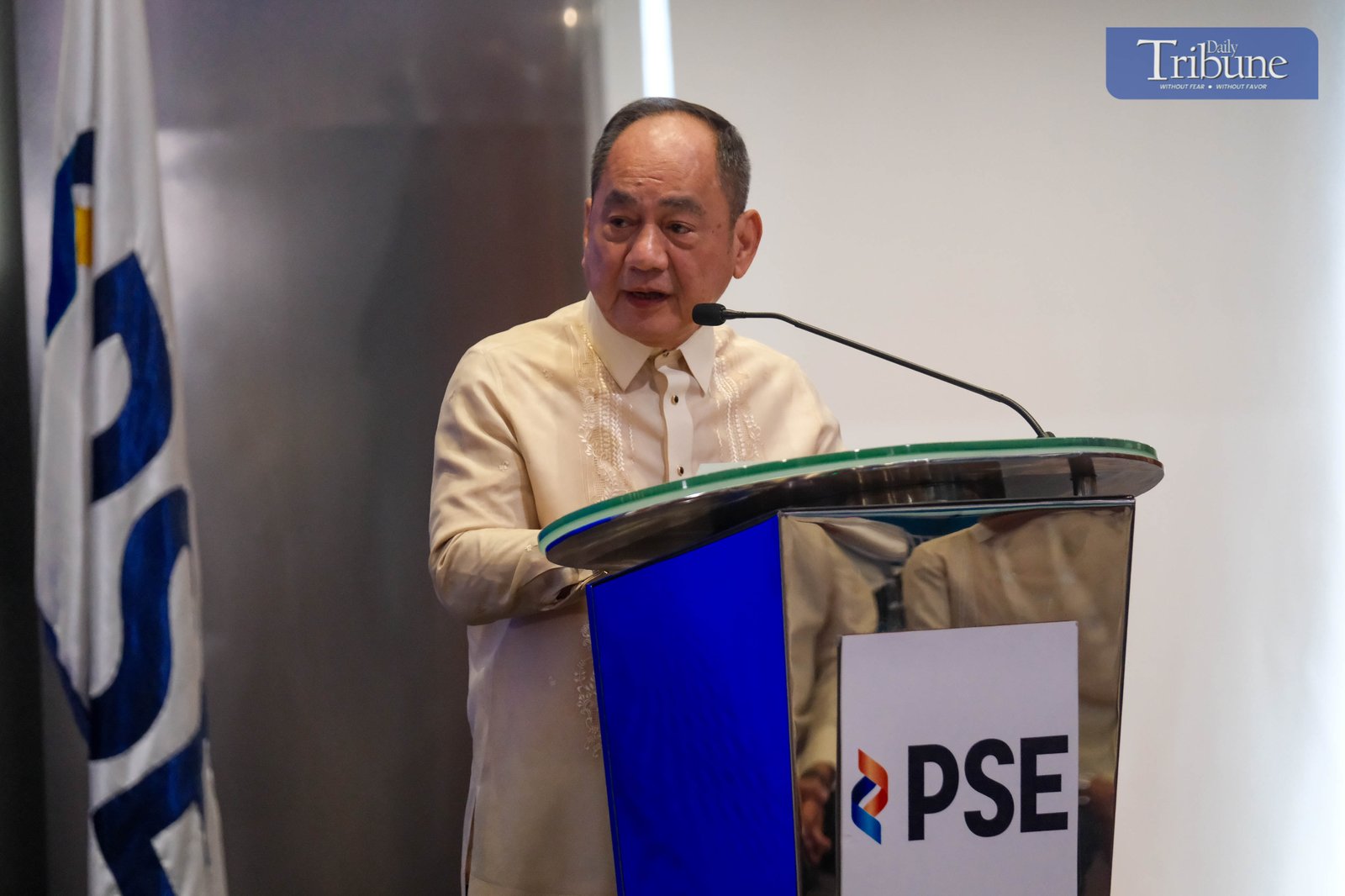 PRESIDENT Ferdinand R. Marcos Jr. leads the bell-ringing ceremony at the Philippine Stock Exchange in Taguig City on July 1, 2025, marking the implementation of the Capital Markets Efficiency Promotion Act (CMEPA). This landmark law slashes the stock transaction tax from 0.6% to 0.1%, significantly boosting the competitiveness of the Philippine market within the ASEAN region. The President was joined by key figures including Sen. Sherwin Gatchalian, OSAPIEA Sec. Frederick D. Go, Finance Sec. Ralph Recto, PSE Chairman Jose T. Pardo,  PSE President and CEO Ramon S. Monzon, Ma. Vivian Yuchengco, Retired Chief Justice Teresita Leonardo-De Castro, Atty. Marilyn Victorio-Aquino, and business tycoons Hans Sy, Tessie Sy Coson, Ramon Ang, among others.