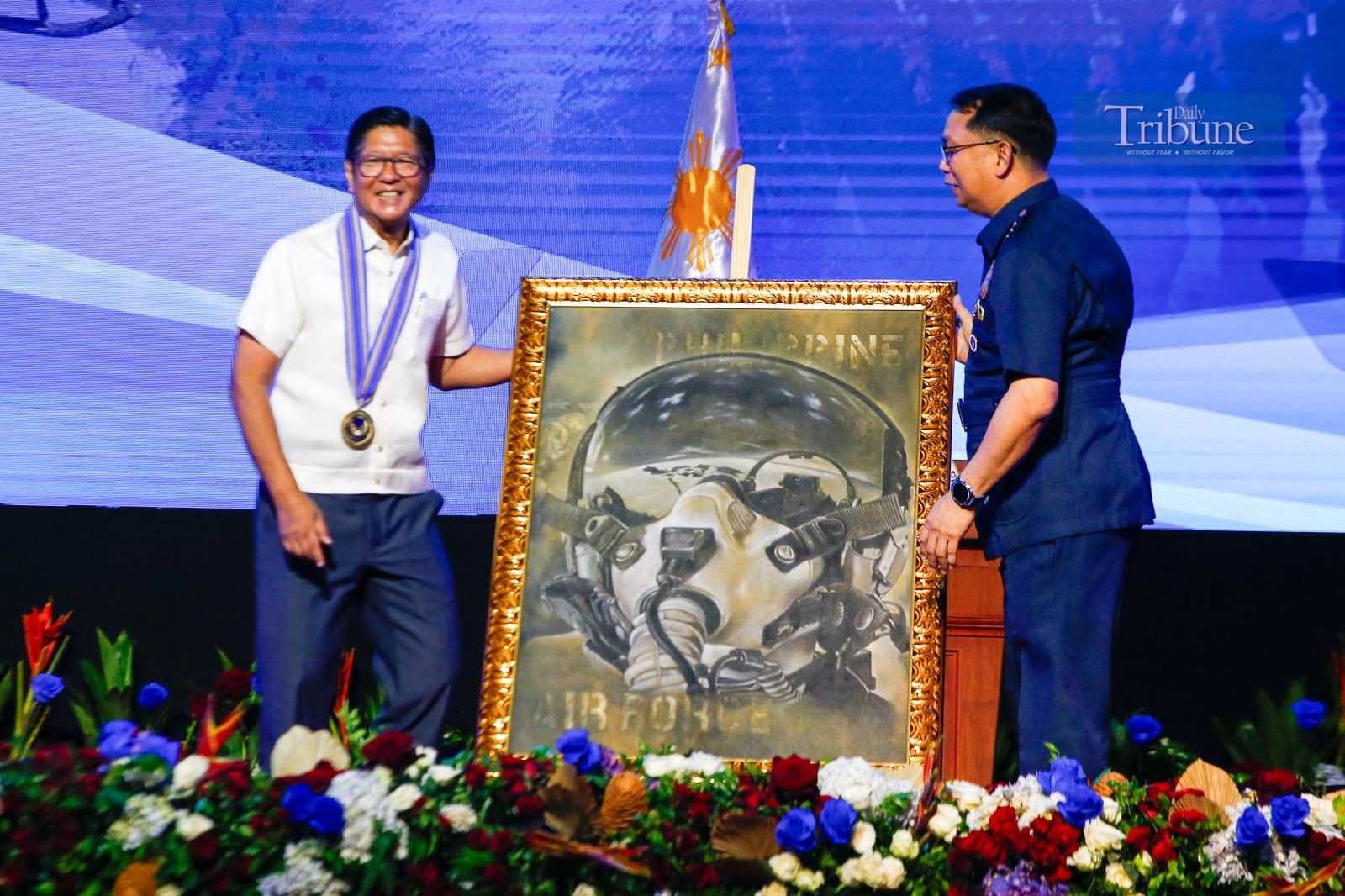 President Ferdinand Marcos Jr. leads the celebration of the 78th founding anniversary of the Philippine Air Force (PAF) at the PAF Multi-Purpose Gymnasium in Colonel Jesus Villamor Air Base, Pasay City, on 01 July 2025.