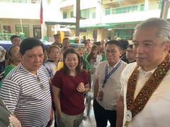 Culiat High School receives fire extinguishers