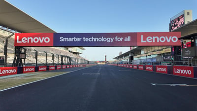 Driving innovation: Lenovo, F1 embracing an AI future together 