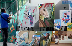 PDL art on display