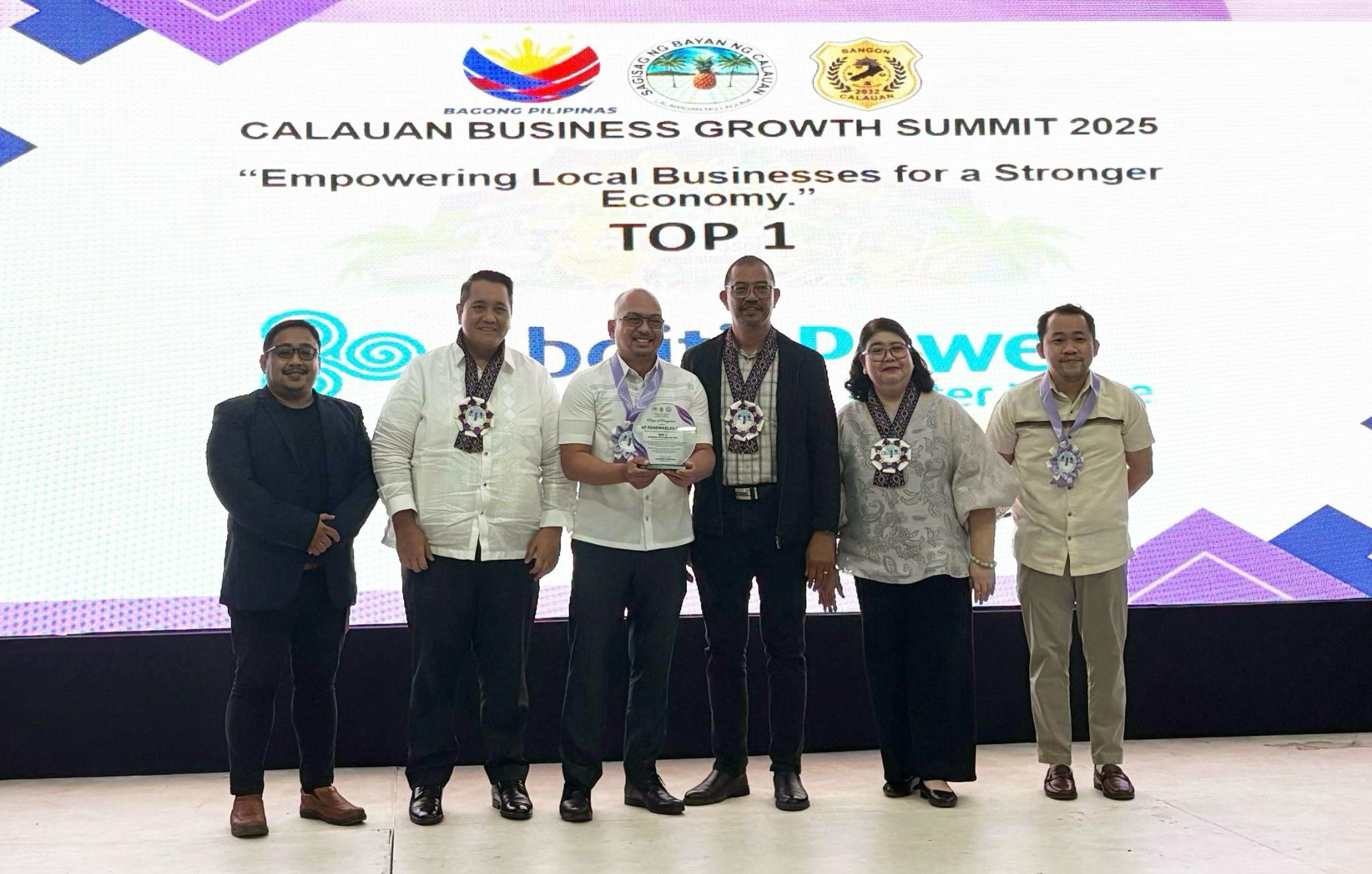 AP Renewables cited as top taxpayer in Calauan, Laguna 