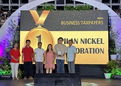 Ipilan Nickel pays over P58M in taxes, earns top taxpayer award