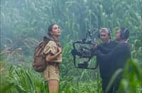 Catriona Grays first hand Jurassic experience in Thailand