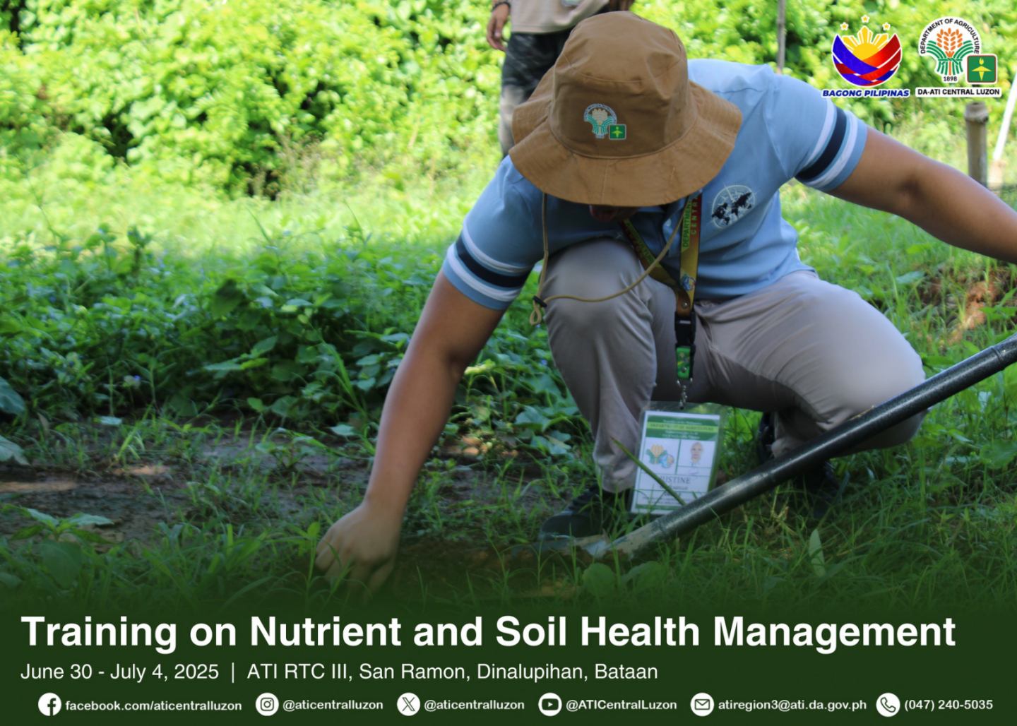 ATI Central Luzon conducts soil health training for agri-workers in Bataan