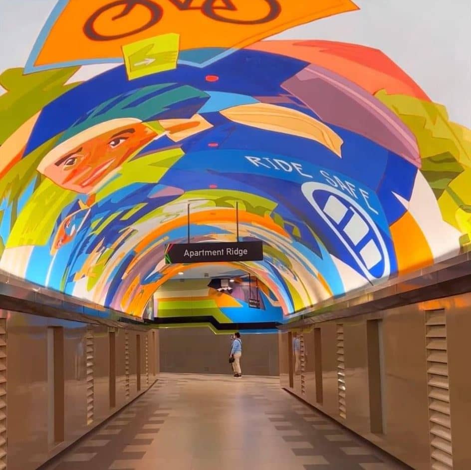 AYALA Makati underpass.