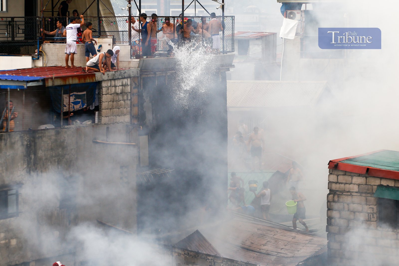 Residents and volunteer firefighters put out the fire that gutted at least fifty houses in Barangay 375 in Santa Cruz, Manila, on the afternoon of 04 June 2025. The fire that started at around 2:09 pm reached the 3rd alarm at 2:43 pm and was declared under control at 3:45 pm.