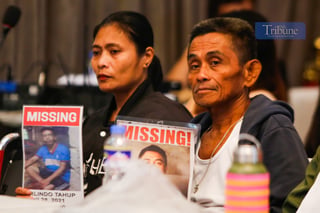 Kin of missing sabungeros hold prayer rally at DOJ