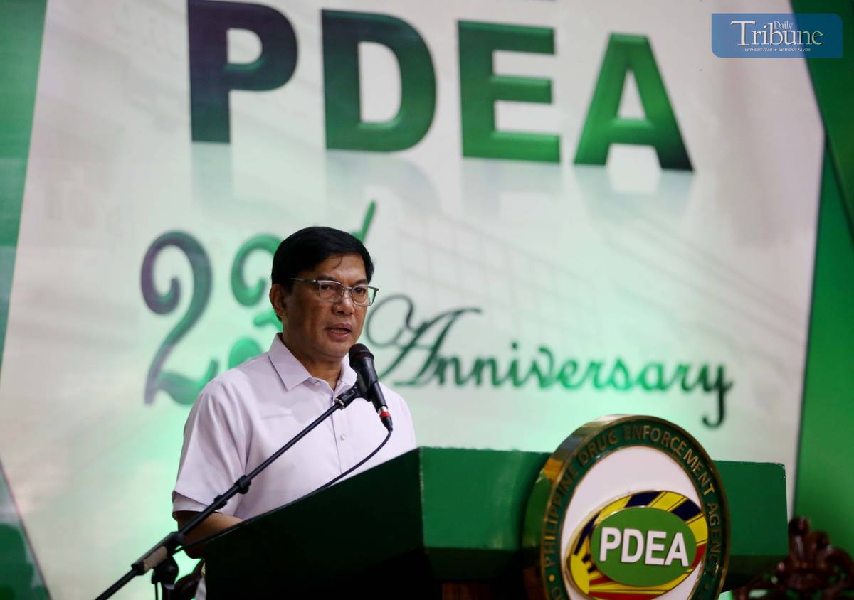 (July, 04 2025) The Philippine Drug Enforcement Agency (PDEA) Director General Isagani Nerez speak during the 23rd Founding Anniversary celebration held at PDEA office in Quezon City on Friday July 4 2025, For the past 23 years, PDEA has overcome every challenge hurled against it and turned them into opportunities to be better and stronger in building safe and drug-free communities. Leading the fight with heart and purpose, PDEA continues to tread an unyielding path towards their shared vision of a Bagong Pilipinas”, Undersecretary Nerez said. Photo/Analy Labor