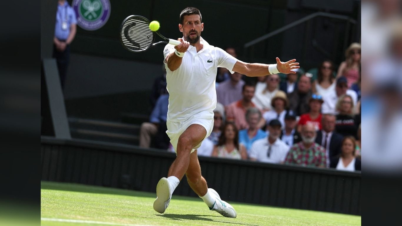 NOVAK Djokovic boosts his hunt for his 25th Grand Slam title following a  6-3, 6-2, 6-0 win over Dan Evans in the second round of the Wimbledon Championships.