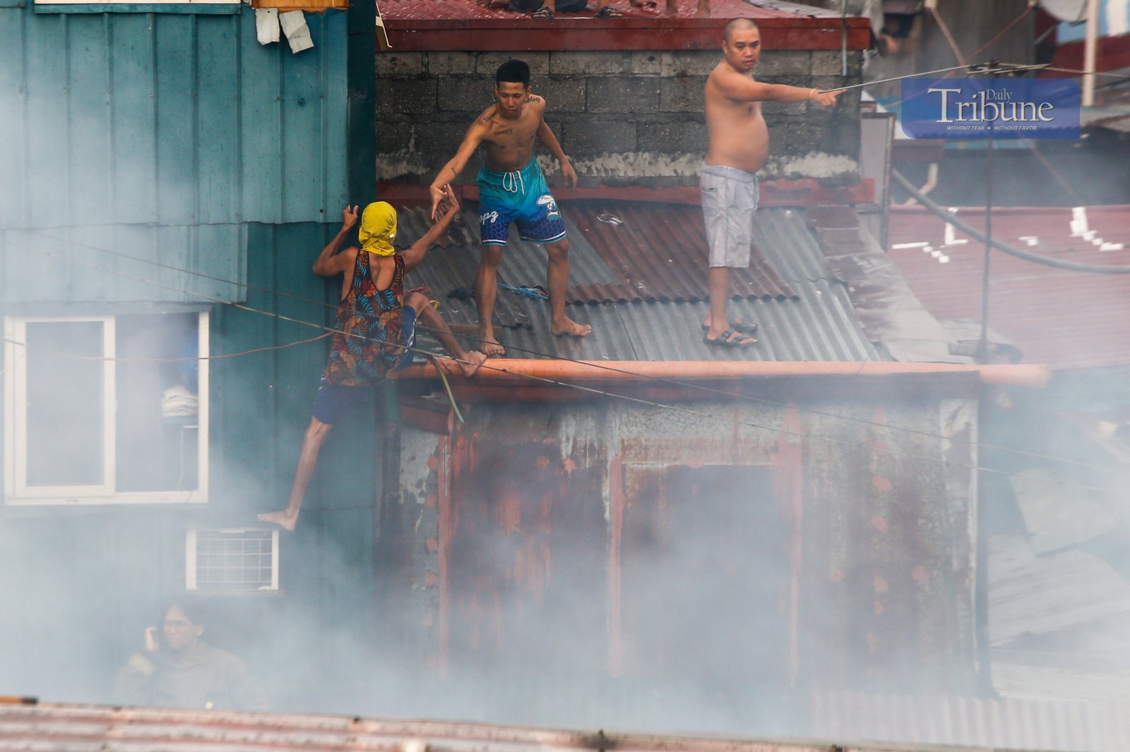 Residents and volunteer firefighters put out the fire that gutted at least fifty houses in Barangay 375 in Santa Cruz, Manila, on the afternoon of 04 June 2025. The fire that started at around 2:09 pm reached the 3rd alarm at 2:43 pm and was declared under control at 3:45 pm.