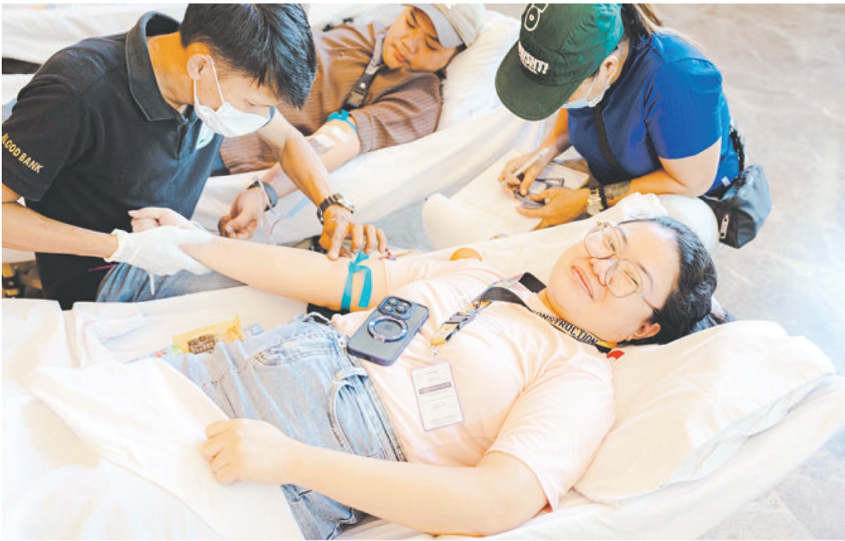 Yearly bloodletting activity.