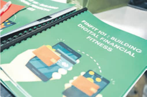 The FINTFIT program included a primer on the basics of digital financial knowledge