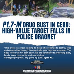 Cebu police, PDEA arrest ex-convict in P1.7M drug bust