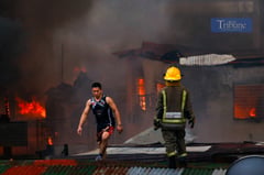 Fire hits residential community in Mandaluyong City