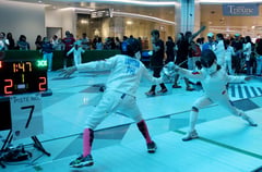 Fencing in Araneta City
