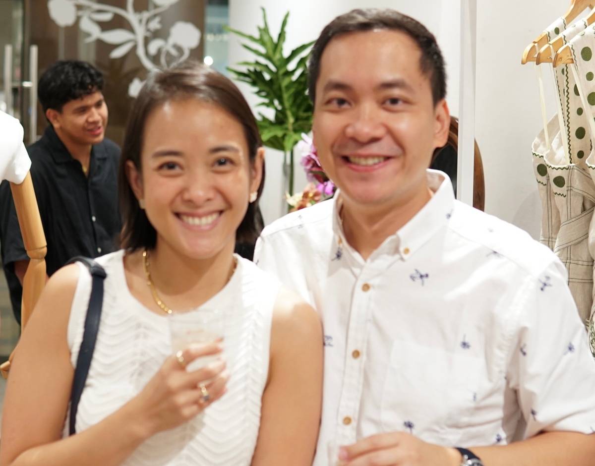 Cherry Ermita de la Cruz and husband.