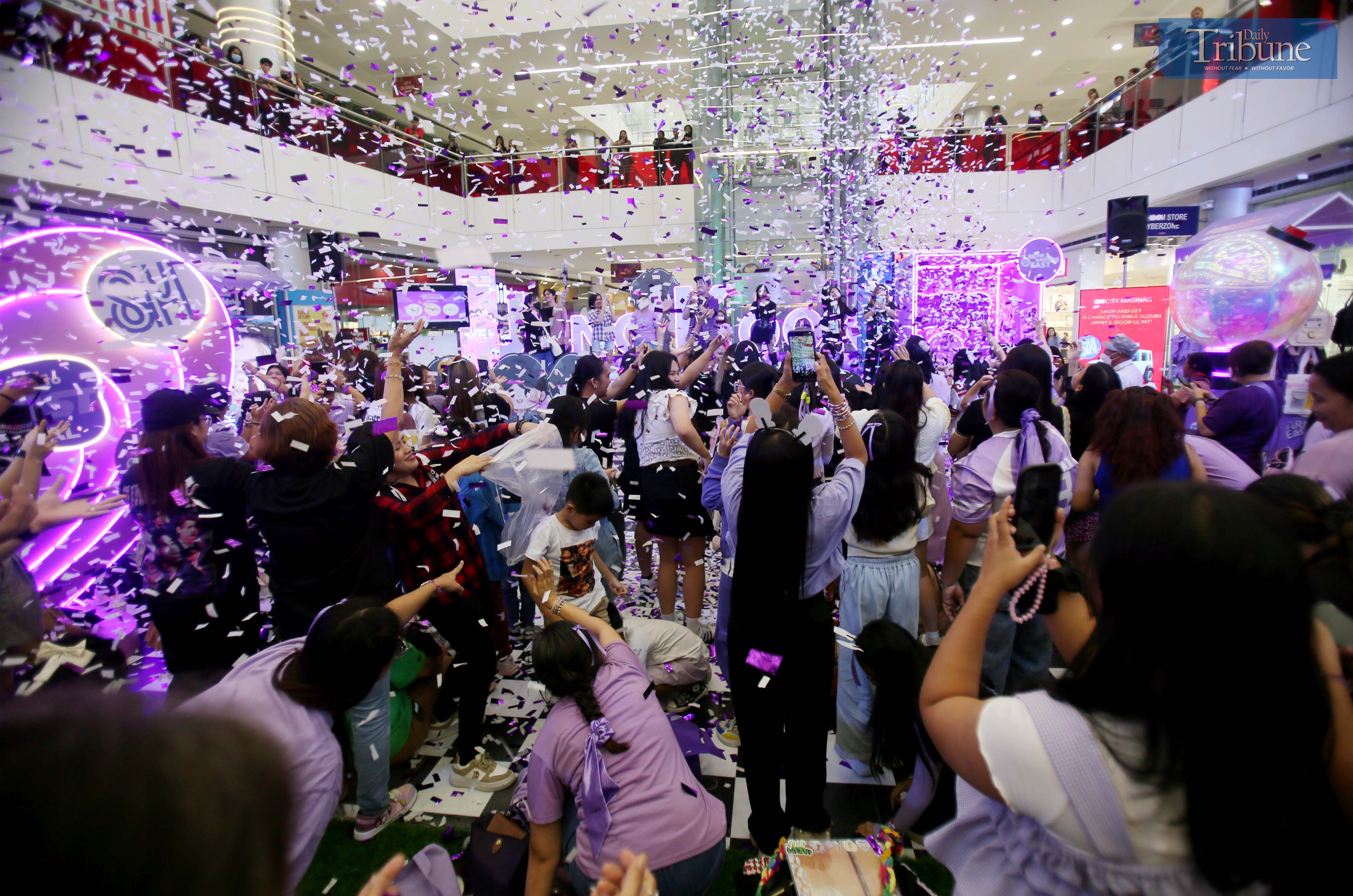 BTS ARMY paints SM Masinag purple at 'BorahaEast' fan fest