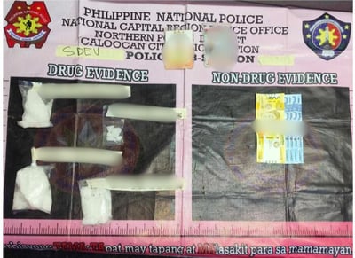 Four drug suspects nabbed in Caloocan, Malabon busts